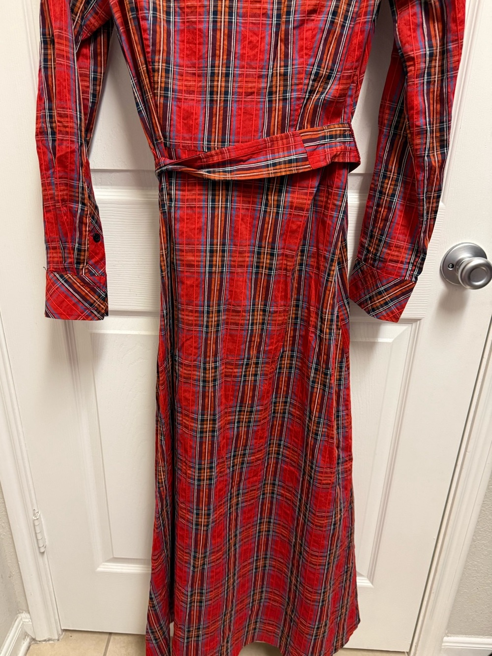Finley Christmas Plaid Maxi Dress - Picture 13 of 14